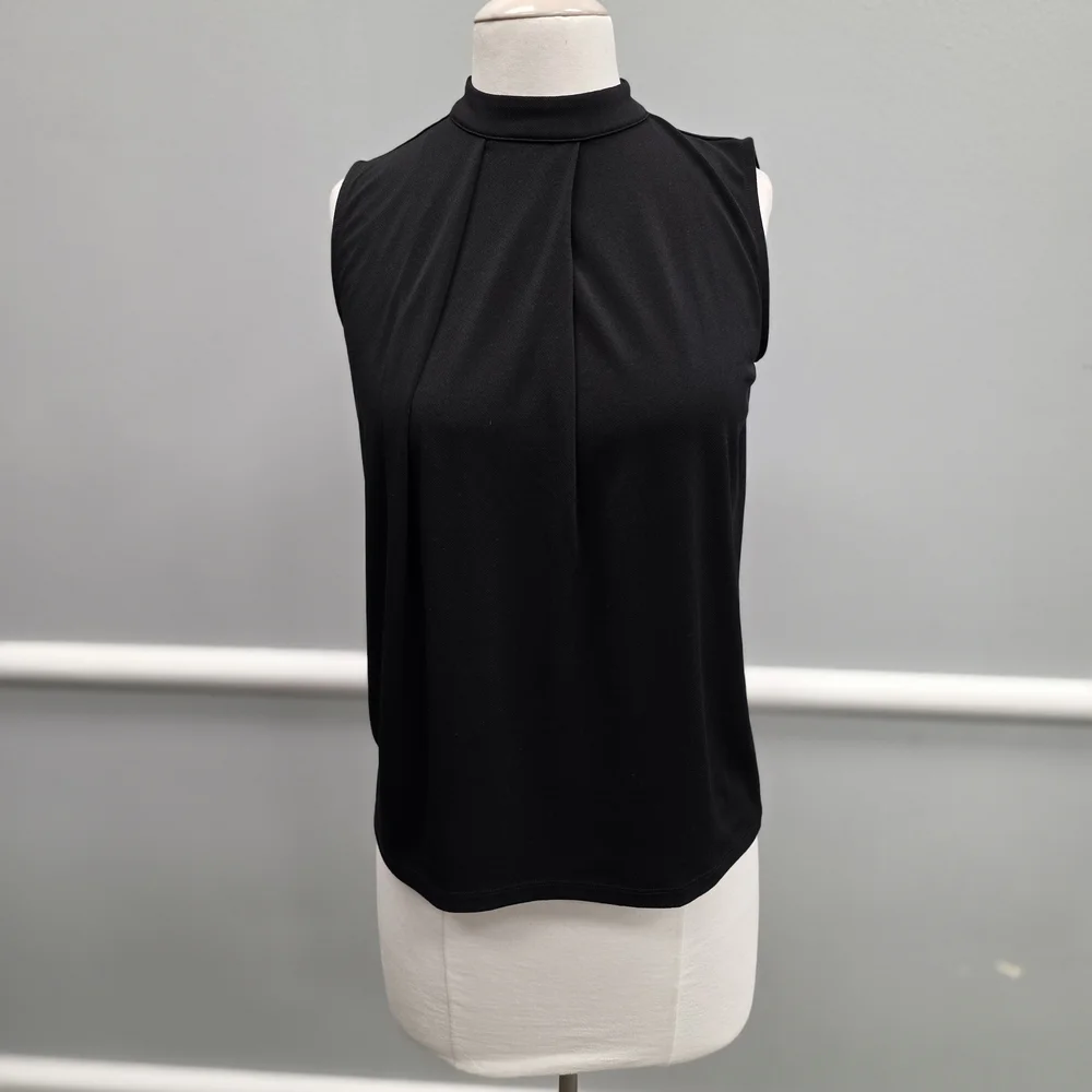 Banana Republic Black Sleeveless Blouse - Picture 1 of 8